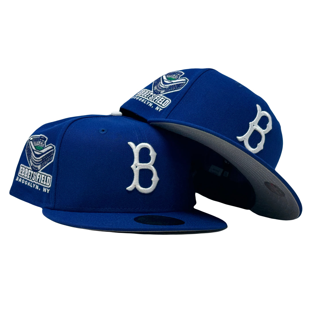 Brooklyn Dodgers Ebbets Field Light Royal 59Fifty New Era Fitted Hat