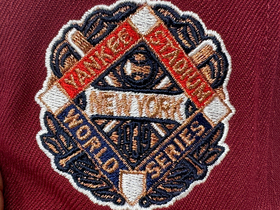 New York Yankees 1939 World Series Burgundy 59Fifty New Era Fitted Hat