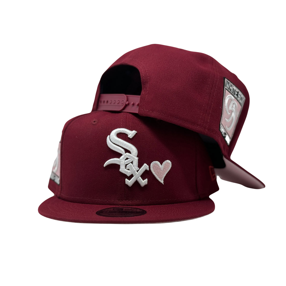 Chicago White Sox 95th Anniversary Burgundy 9Fifty New Era Snapback Hat