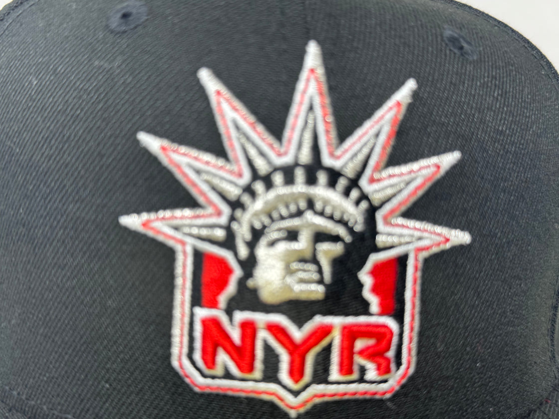 New York Rangers 85th Anniversary Red Brim Fitted Hats