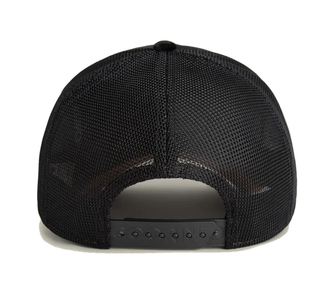 Panther Corduroy Camo The Farm Black Trucker Hat