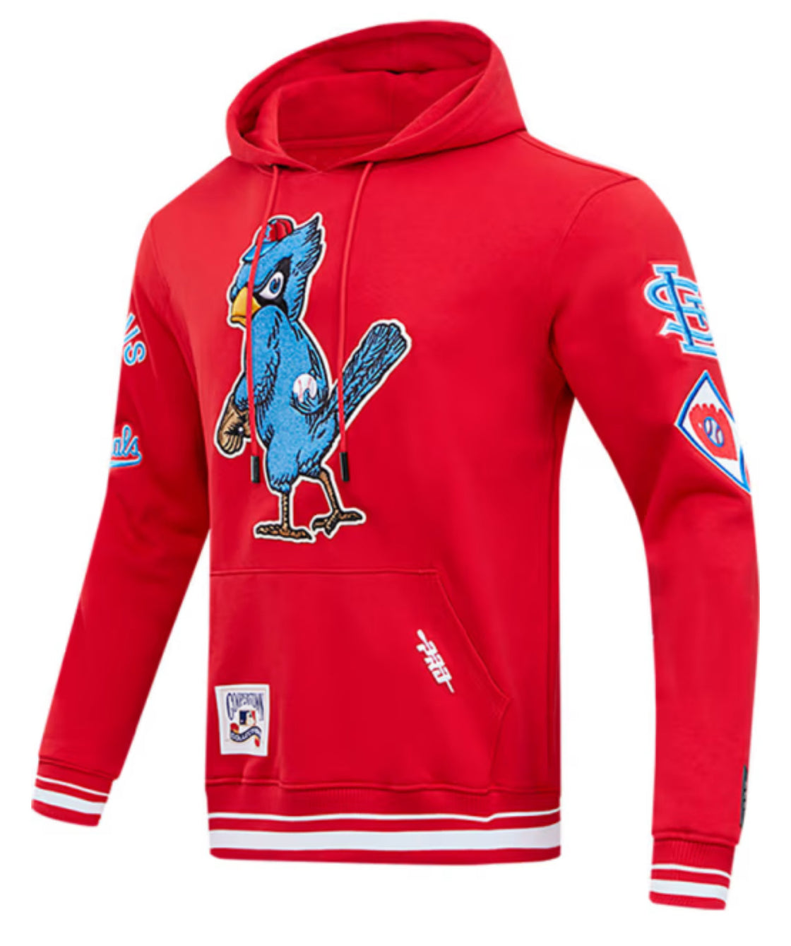 St. Louis Cardinals Retro Classic Men's Cropped Hoodie