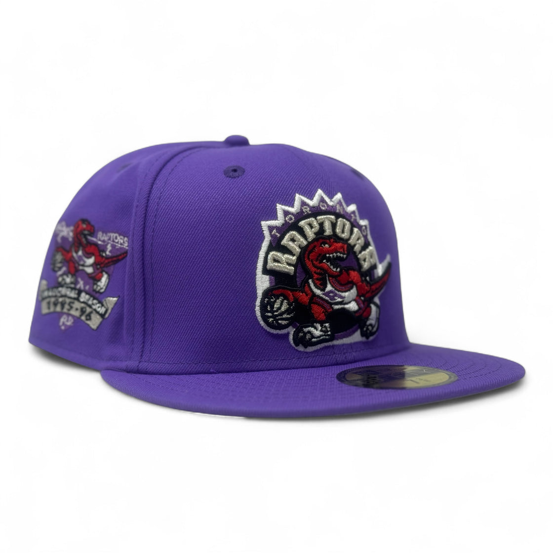 Toronto Raptors Purple Hardwood Classics Fitted Hat