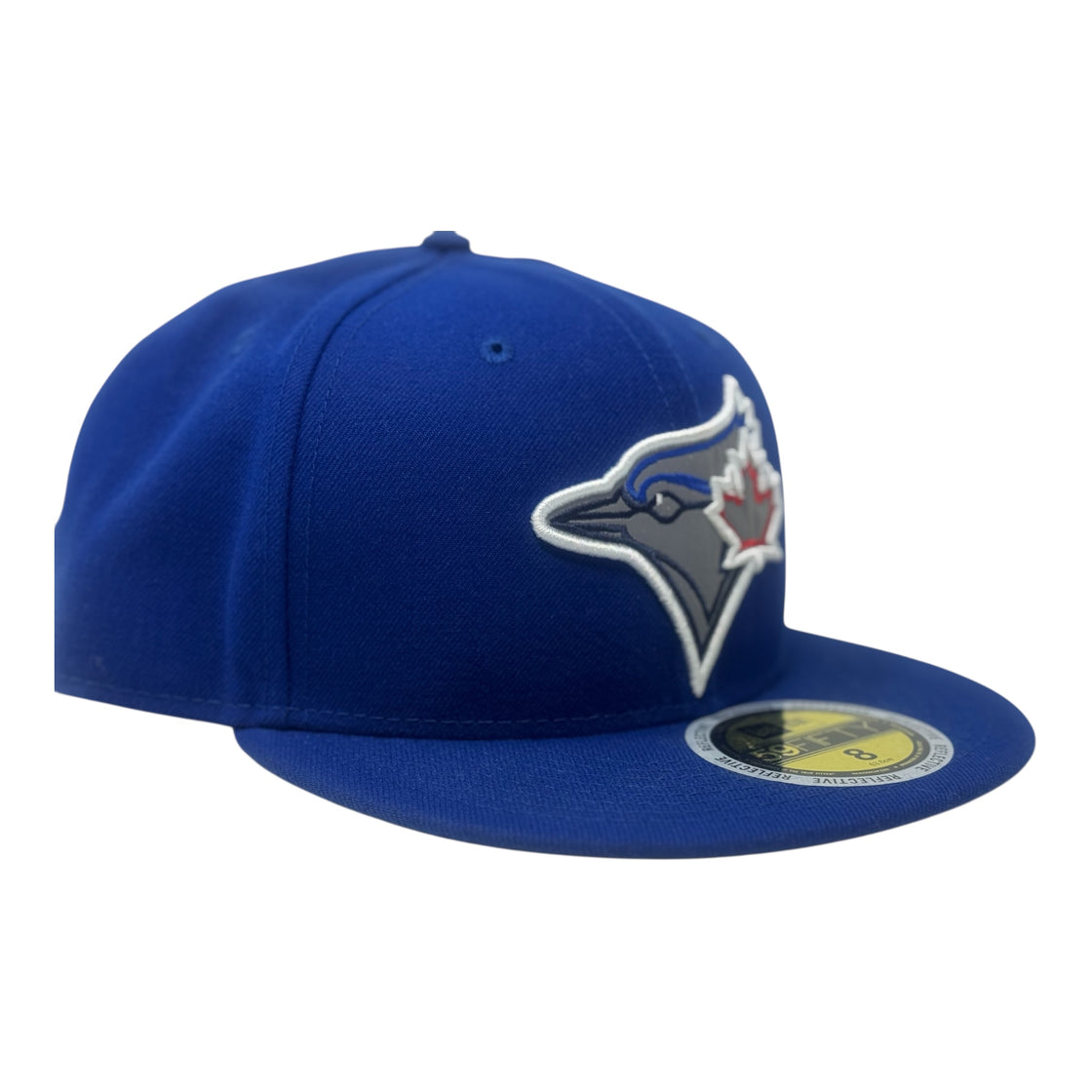 Toronto Blue Jays Reflective Logo New Era Fitted Hat-Royal