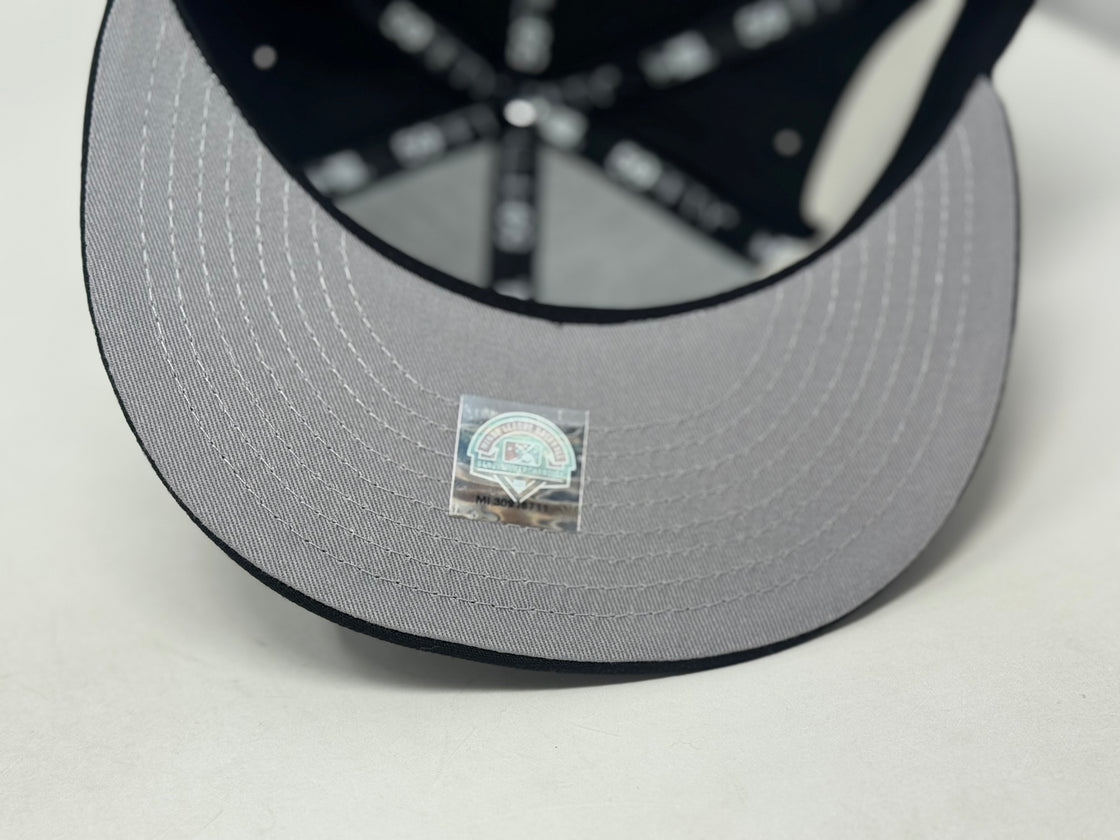 Rochester red wings 20th Anniversary Baseball fitted hat-Black