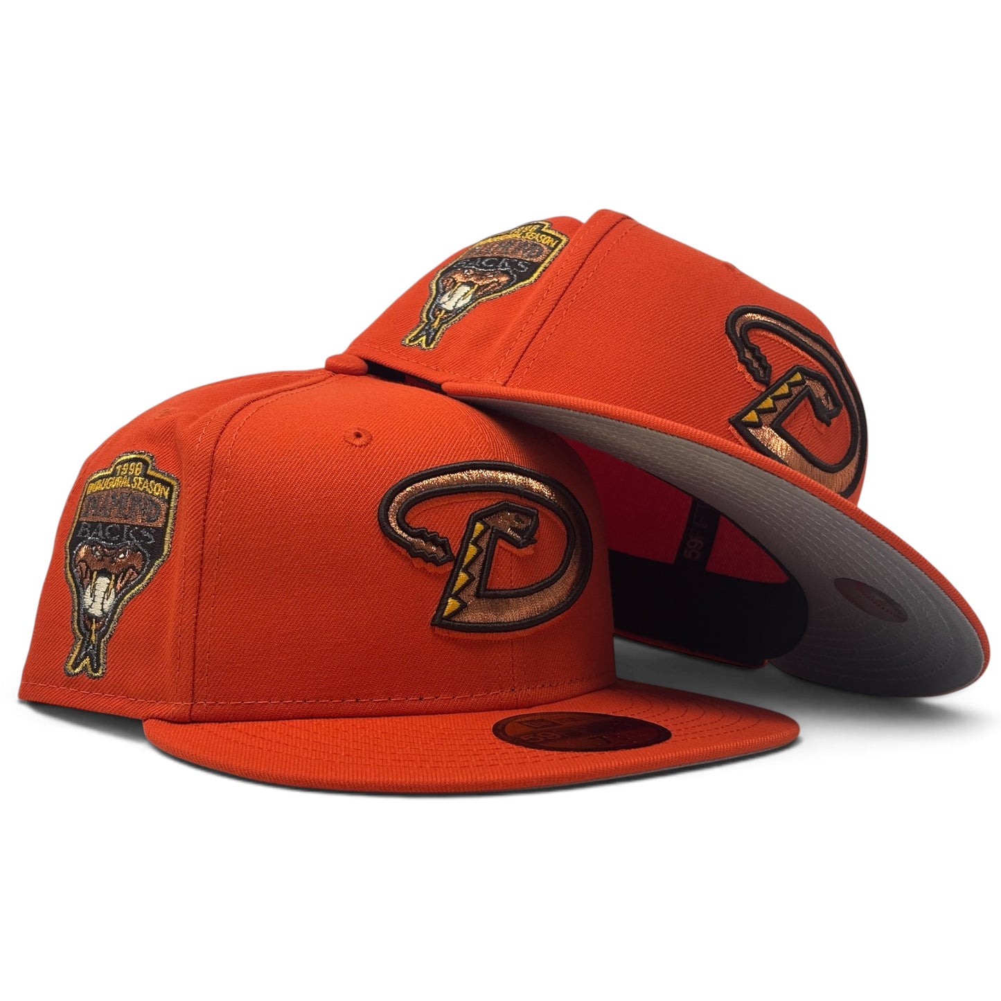 Arizona Diamondbacks "Halloween Pack" 59Fifty New Era Fitted Hat-Orange