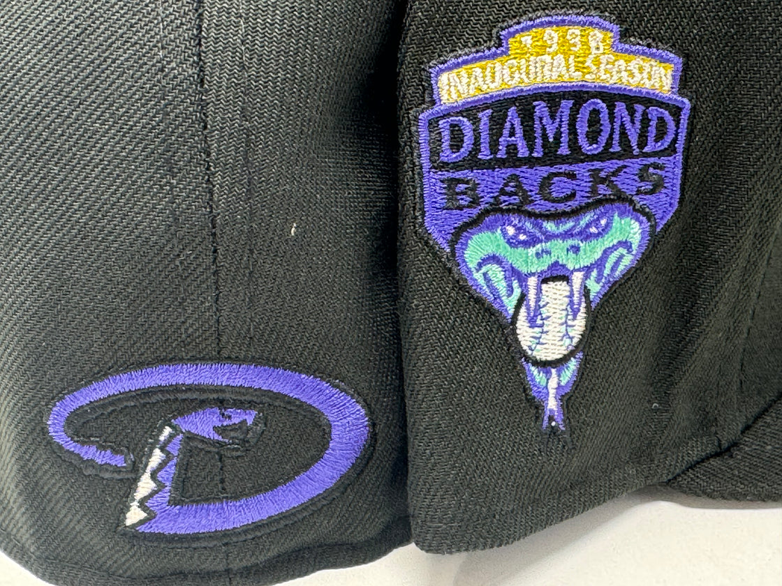 Arizona Diamondbacks 1998 Inaugural Season Floral Pack Black 59Fifty New Era Fitted Hat