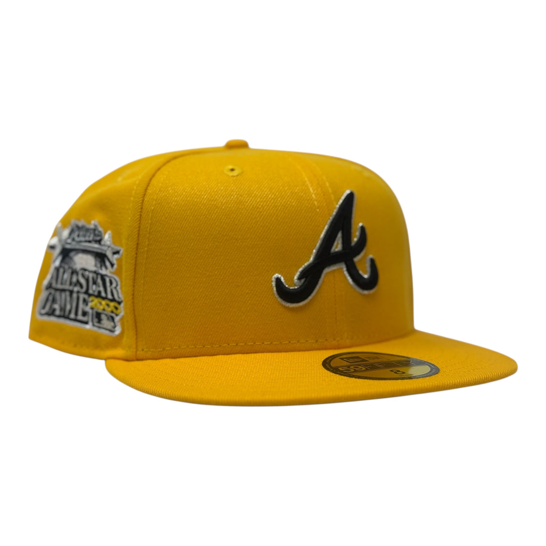 Atlanta Braves 2000 All Star Game New Era Fitted Hats-Taxi Yellow