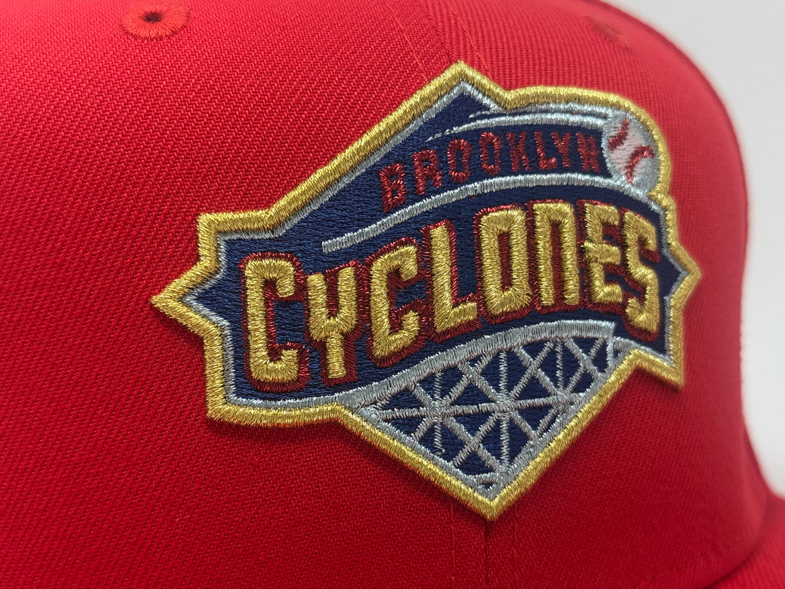 Brooklyn Cyclone 1964 All Star Game New Era Fitted Hat-Red