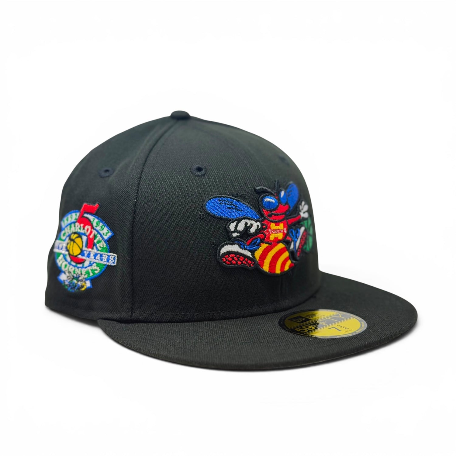 Charlotte Hornets HWC 5th Anniversary New Era Fitted Hats-Black