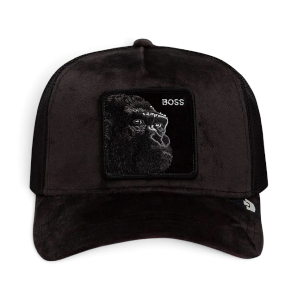 Goorin Bros Velour Boss Trucker Hat Black