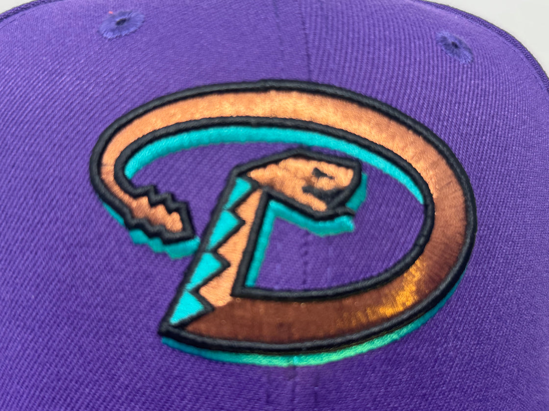 Arizona Diamondbacks 1998 Inaugural Season Light Purple Fitted Hats