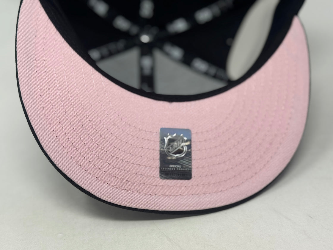 New Jersey Devils 10th Anniversary Pink Brim Fitted Hats