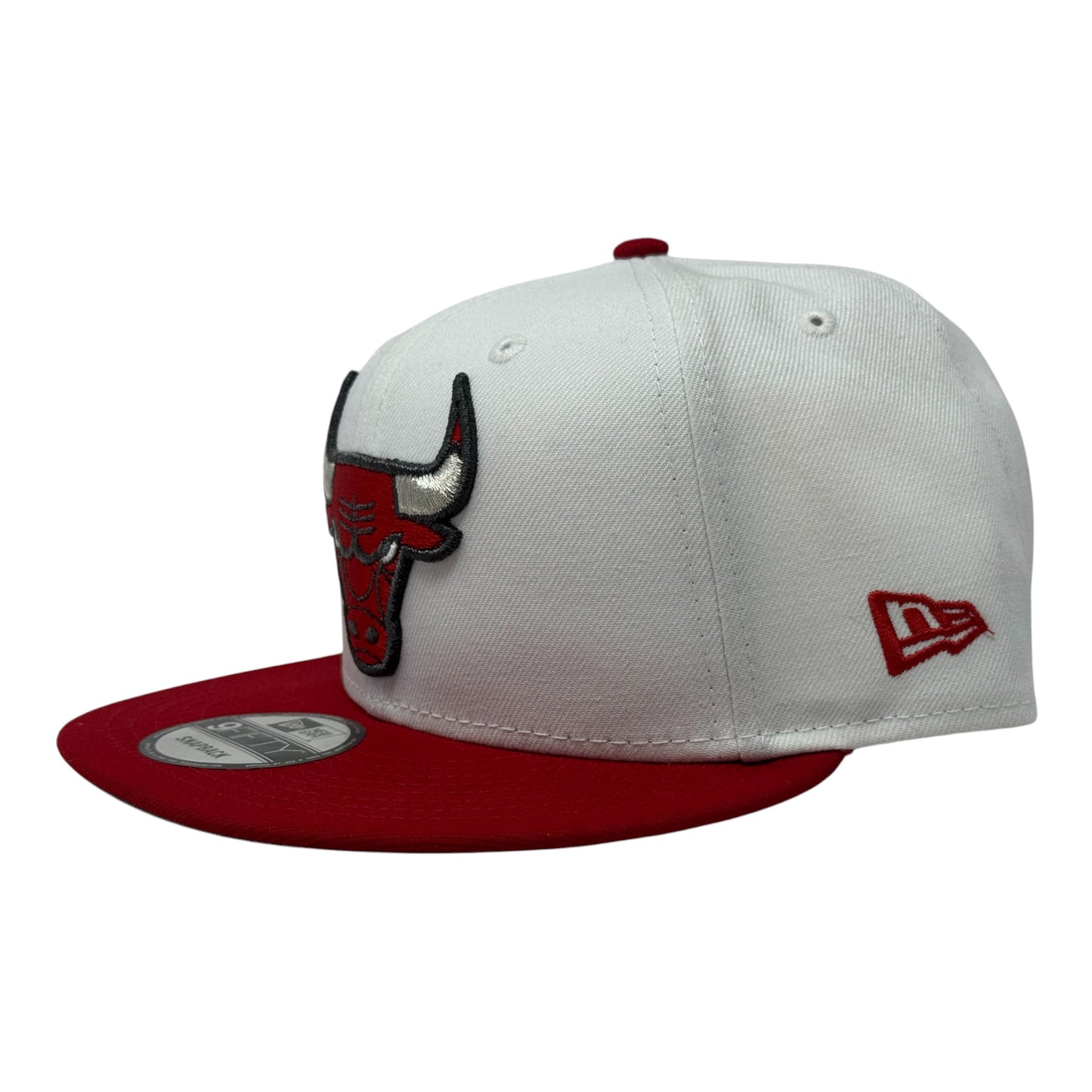 Chicago Bulls 6X Champs New Era 9FIFTY Snapback White/Red