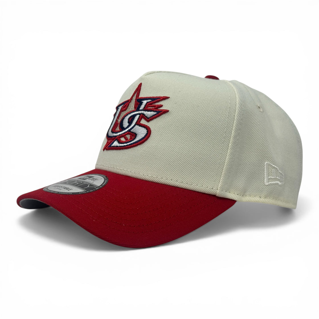 USA 2026 World Baseball Classic 9Forty A-Frame Snapback-Chrome Red