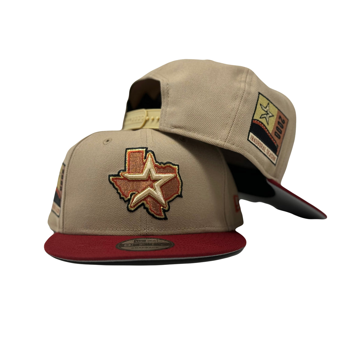 Houston Astros 2000 Inaugural Season Camel 9Fifty New Era Snapback Hat