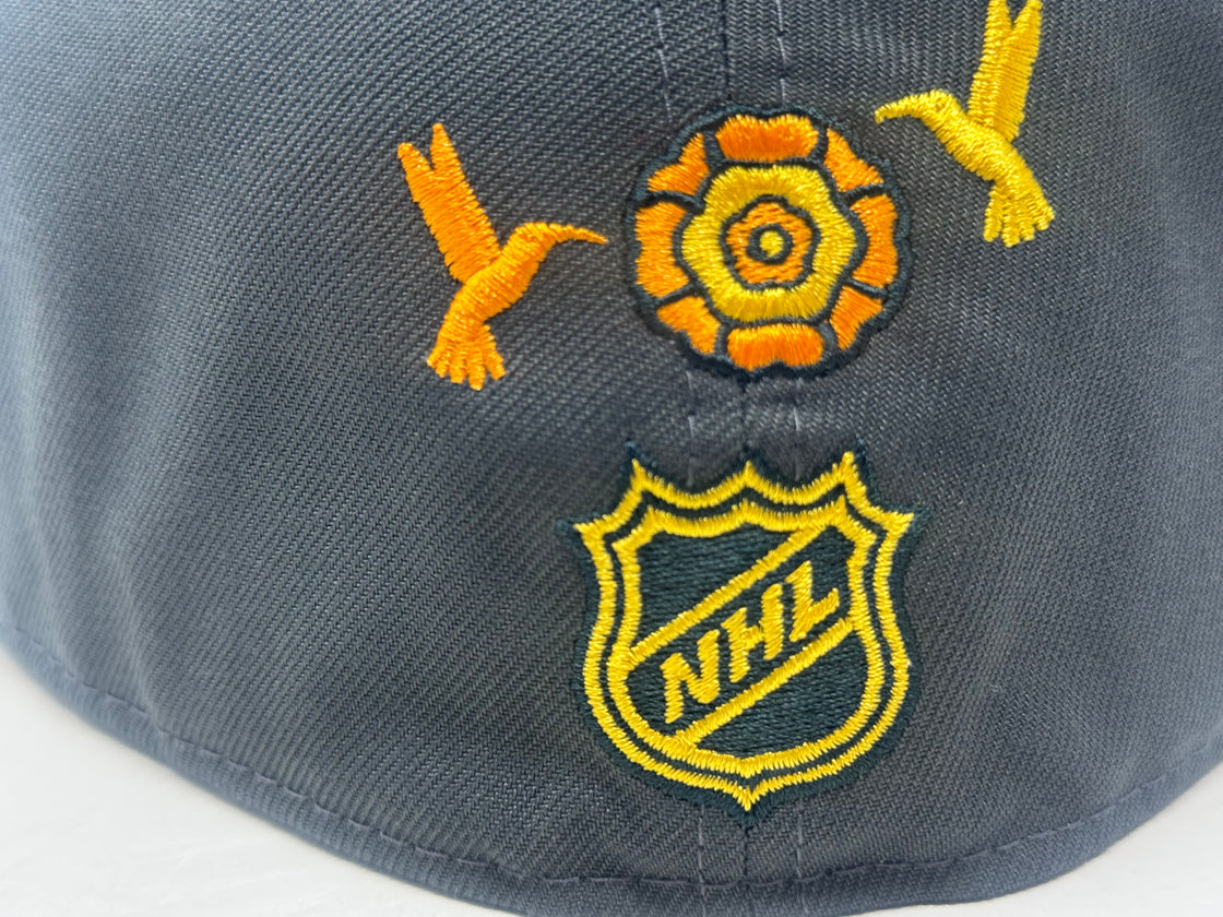 Chicago Blackhawks Day of the Dead Graphite 59FIFTY Fitted