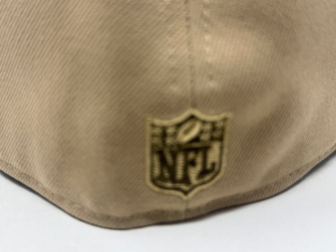 New York Giants 75th Anniversary NFL Fitted Hat-Camel