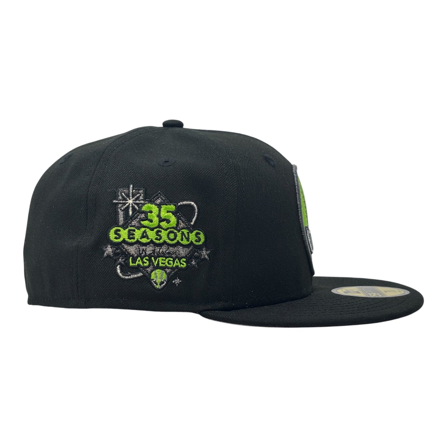 Las Vegas 51s Alien 35th Seasons Lime Green Edition 59Fifty Fitted Hat