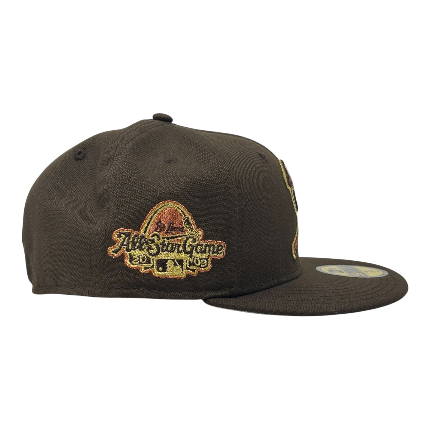 St. Louis Cardinals 2009 All Star Game New Era Fitted Hats-Brown