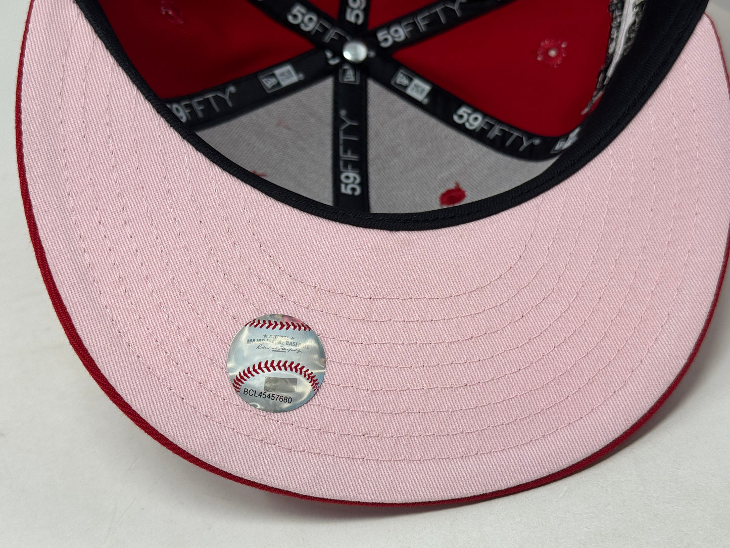 Detroit Tigers 2005 All Star Game Sliding Kitty New Era Fitted Hat-Red