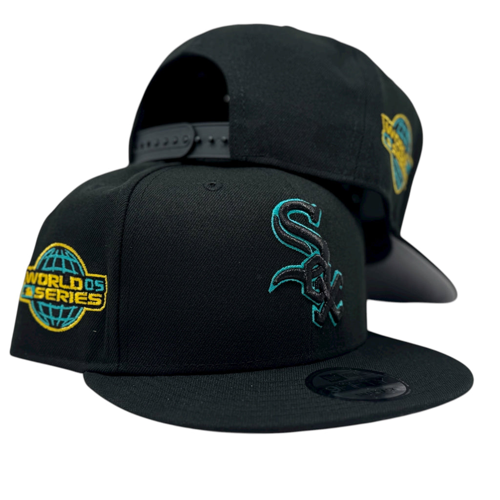 Black Chicago White Sox 2005 World Series New Era Snapback Hat to Match Gamma 11