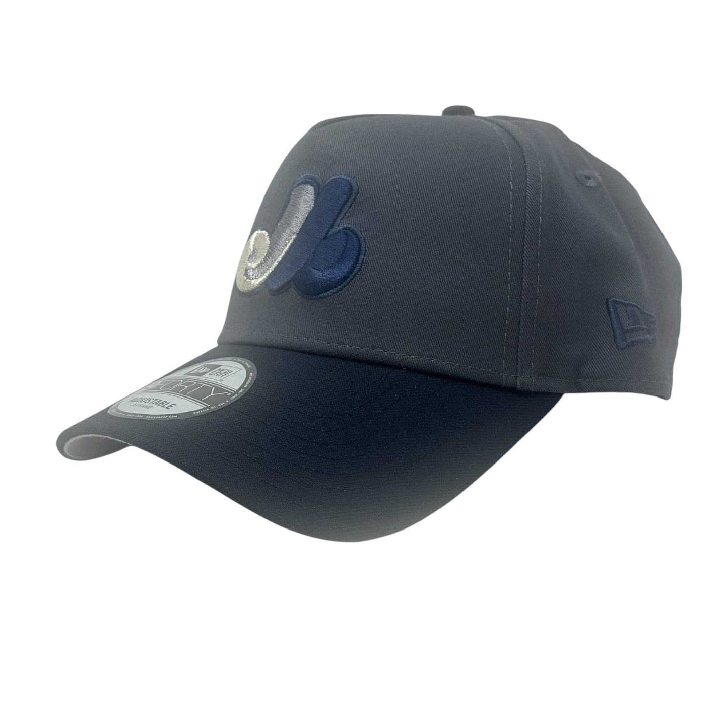 Montreal Expos 9 Forty A-Frame to Match OG Flint 13-Dark Gray