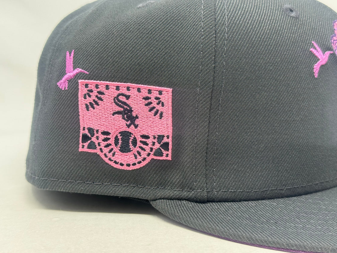 Chicago White Sox Day of the Dead Graphite 59FIFTY Fitted