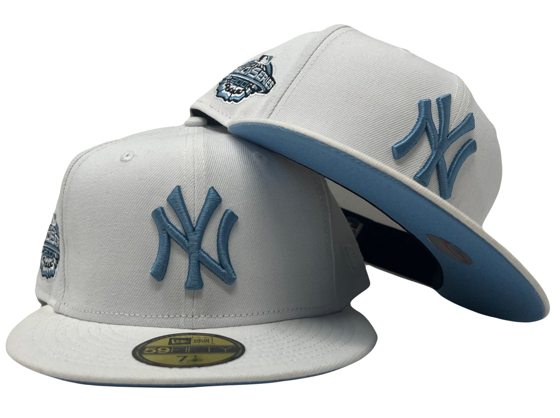 White NY Yankees 2001 World Series White 5950 New Era Fitted Hat