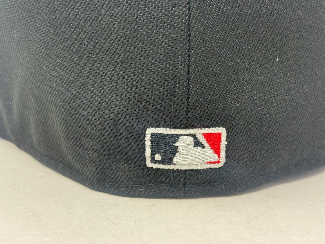 Houston Astros Apollo 11 Red Brim New Era Fitted Hat-Black