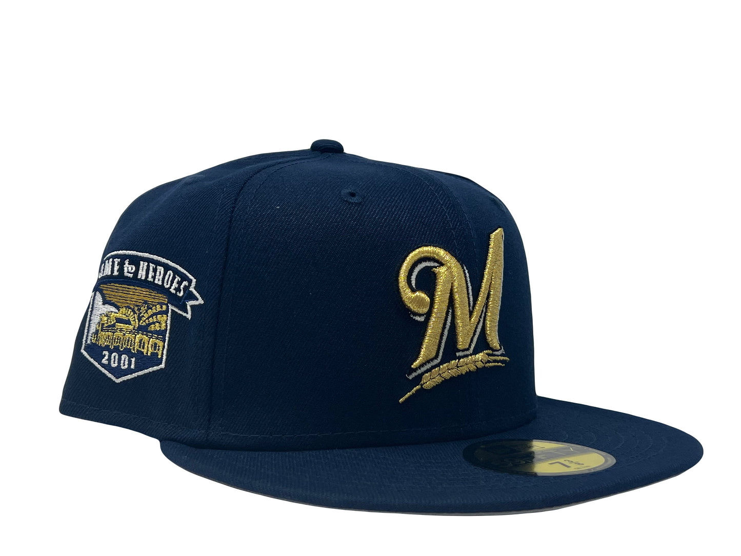 Milwaukee Brewers 2001 Home to Heroes Miller Park New Era Fitted Hat