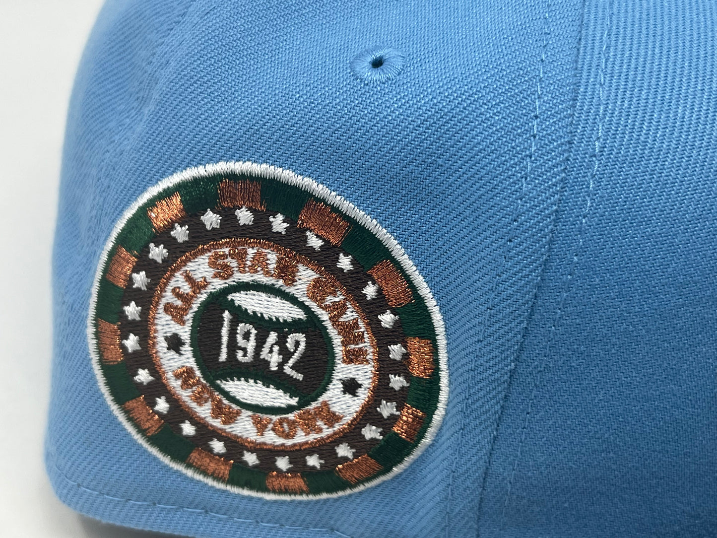 BROOKLYN DODGERS JACKIE ROBINSON 1942 ALL STAR GAME WALNUT CORDUROY VISOR NEW ERA FITTED HAT
