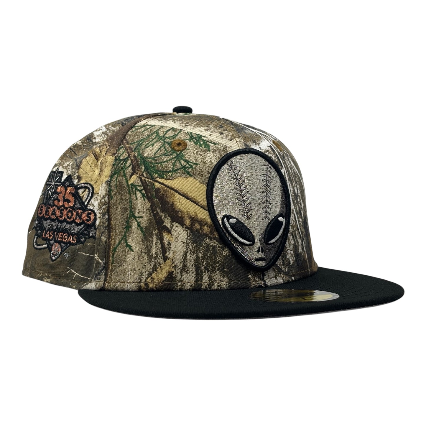 Las Vegas 51s Alien 35th Seasons Real Tree Edition 59Fifty Fitted Hat