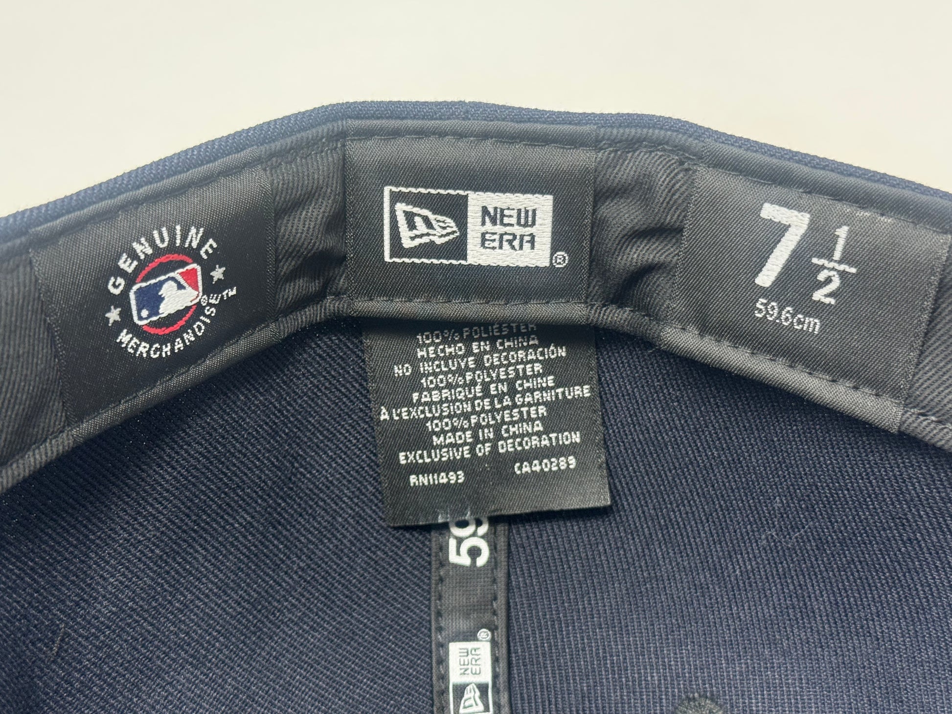 New York Yankees NYC Park Fitted Hat-Navy Blue