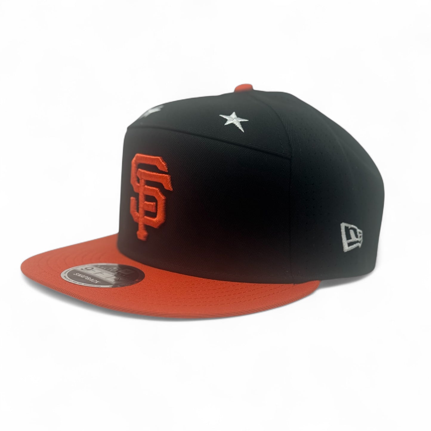 San Francisco Giants 2025 All Star Game Split Panel on Field Snapback Hats