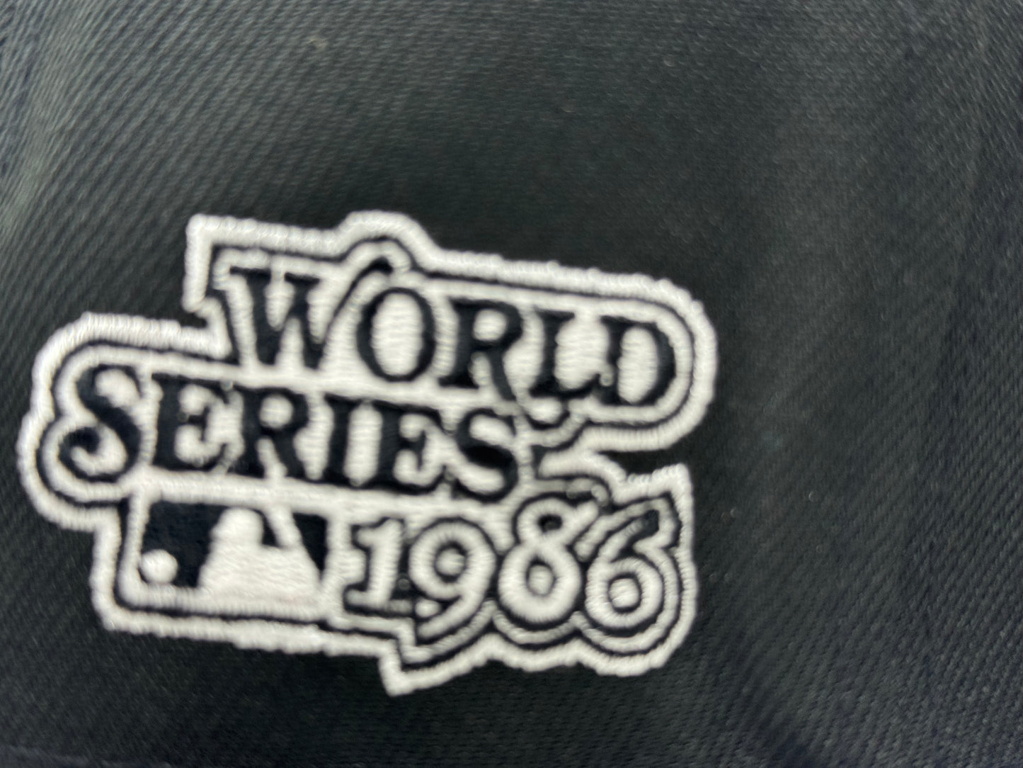 New York Mets 1986 World Series Fitted Hats- Black