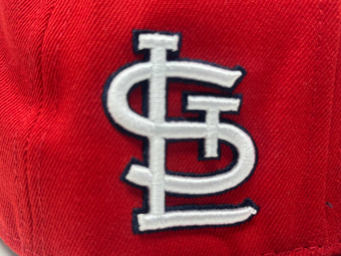 St. Louis Cardinals 1967 World Series Champions Fitted Hat-Red Navy