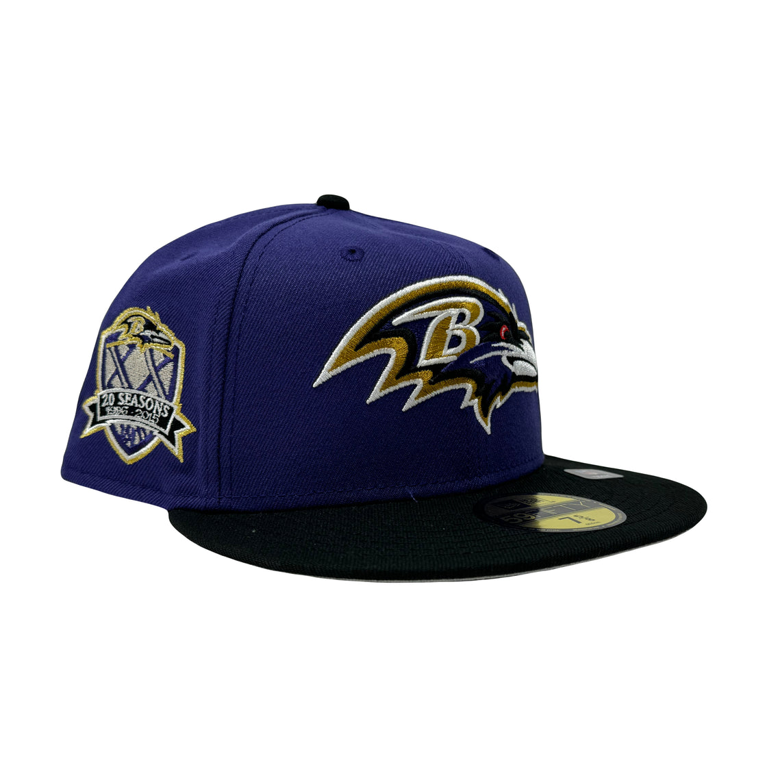 Baltimore Ravens 20th Anniversary NFL 5950 New Era Fitted Hat