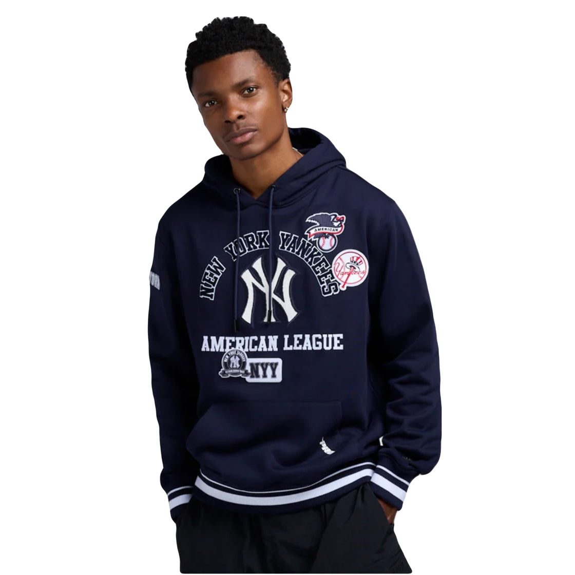 New York Yankees Pro Area Code Pro Standard Men's Navy-Blue Hoodie