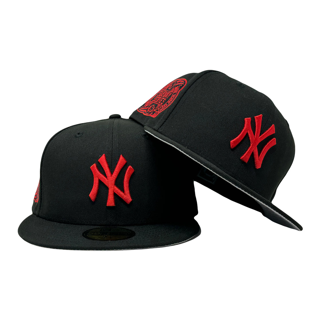 New York Yankees Subway Series Black Gray Brim 5950 New Era Fitted Hat