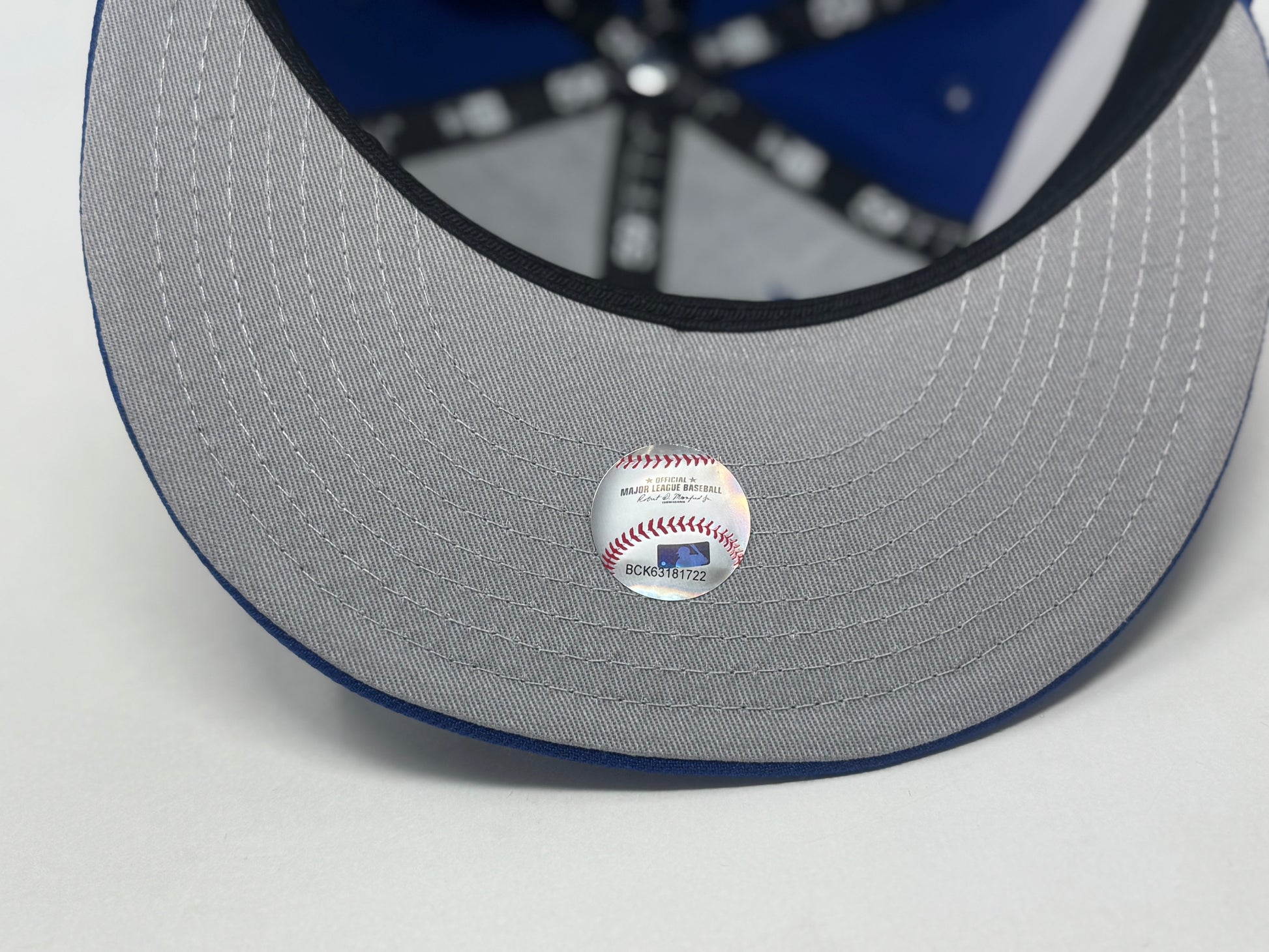 Los Angeles Angels 50th Anniversary Fitted Hats-Royal