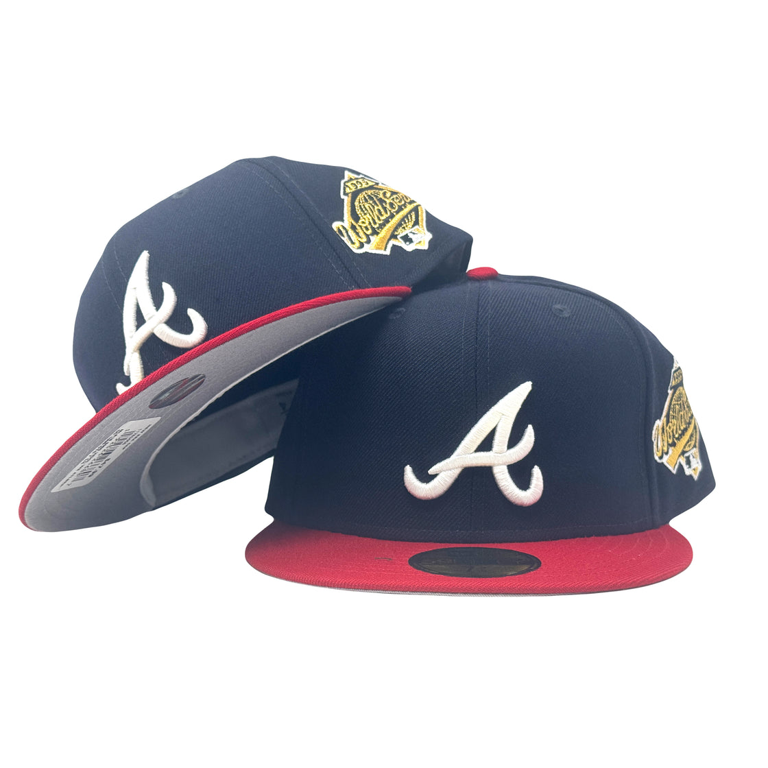 Atlanta Braves 1995 World Series On Field 59Fifty New Era Fitted Hat