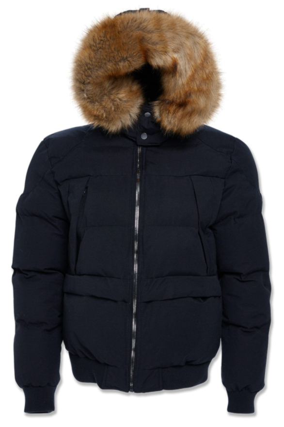 Jordan Craig Cross Bay Bomber Jacket Black