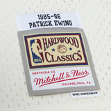New York KNICKS PATRICK EWING MITCHELL AND NESS CREAM SWINGMAN JERSEY