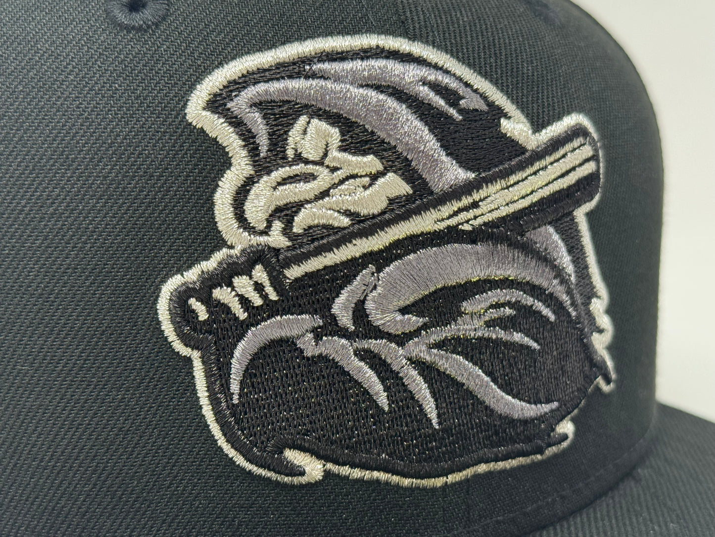 Rochester red wings Minor league Baseball fitted hat-Black