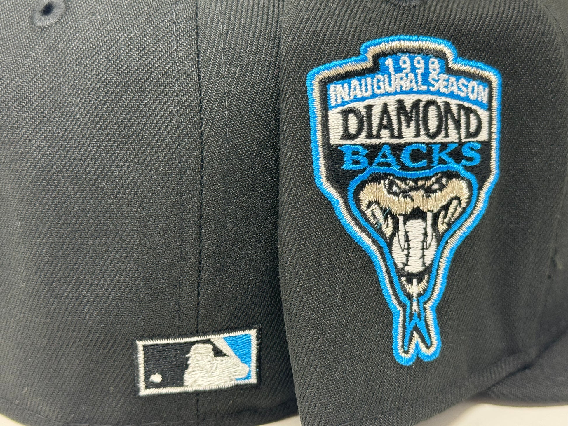 Arizona Diamondbacks 1998 Inaugural Season Gray Brim 59Fifty New Era Fitted Hat to Match 9