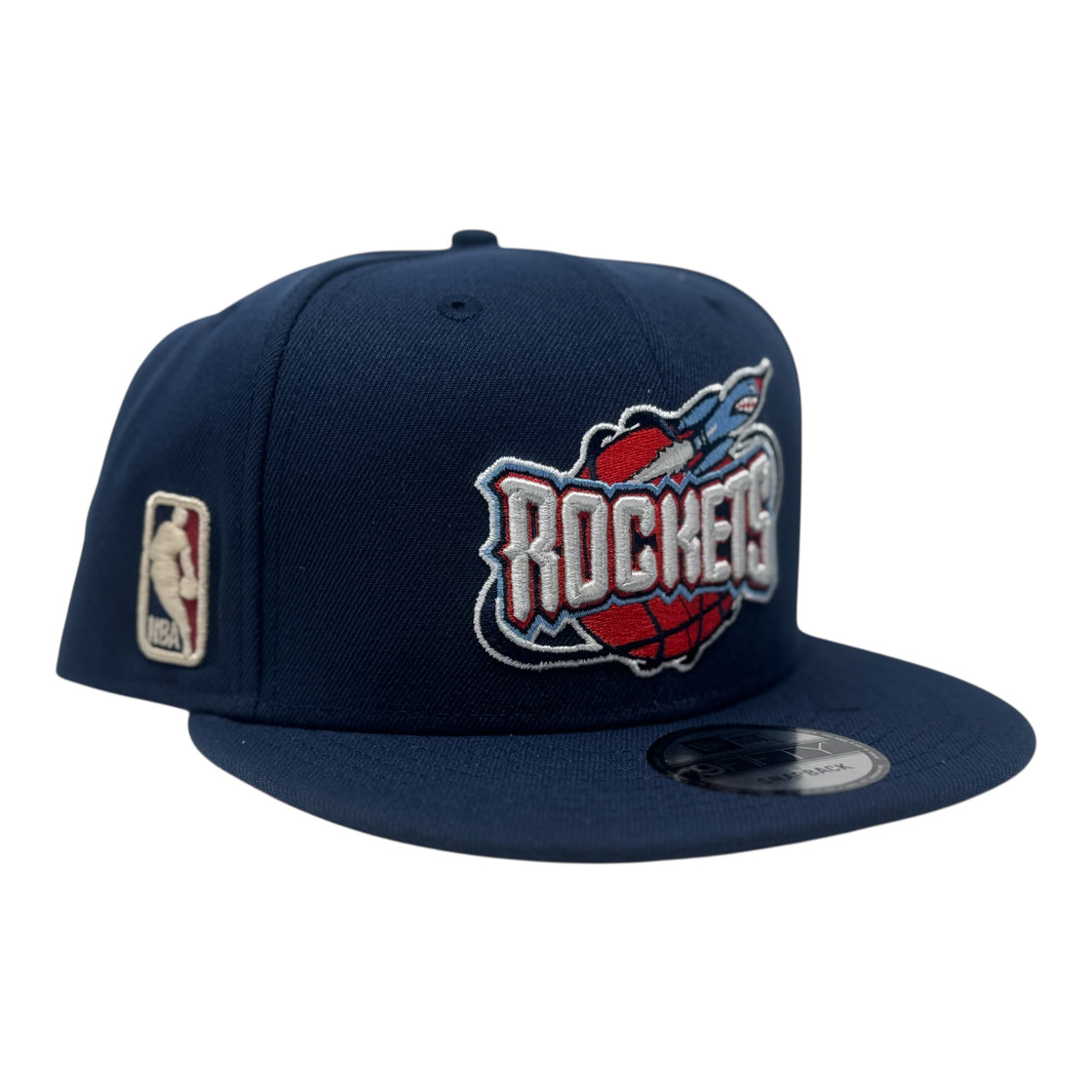 Houston Rockets Hardwood Classics Team Snapback Hat-Navy