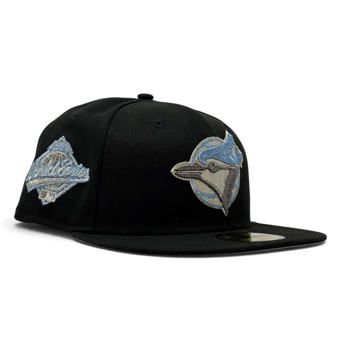 Toronto Blue Jays 1993 World Series Fitted Hats-Black Sky Blue