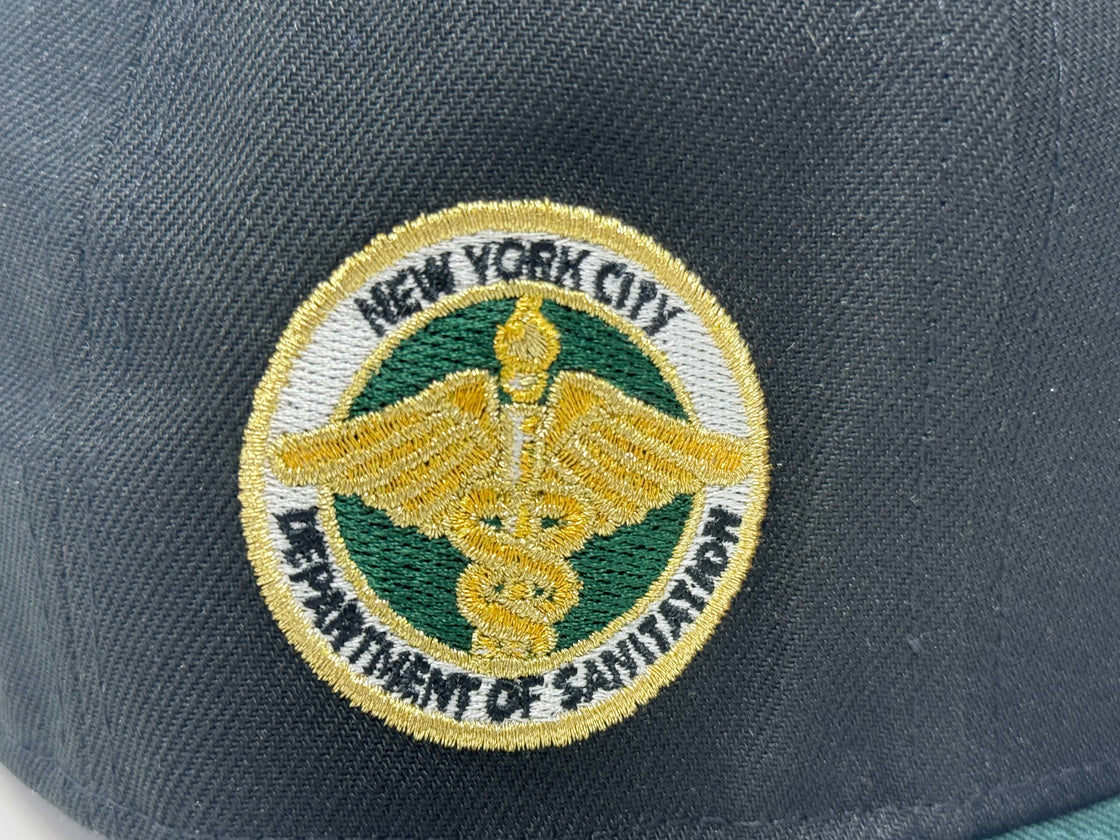 New York Yankees Dept. Of Sanitation Fitted Hat-Black Green