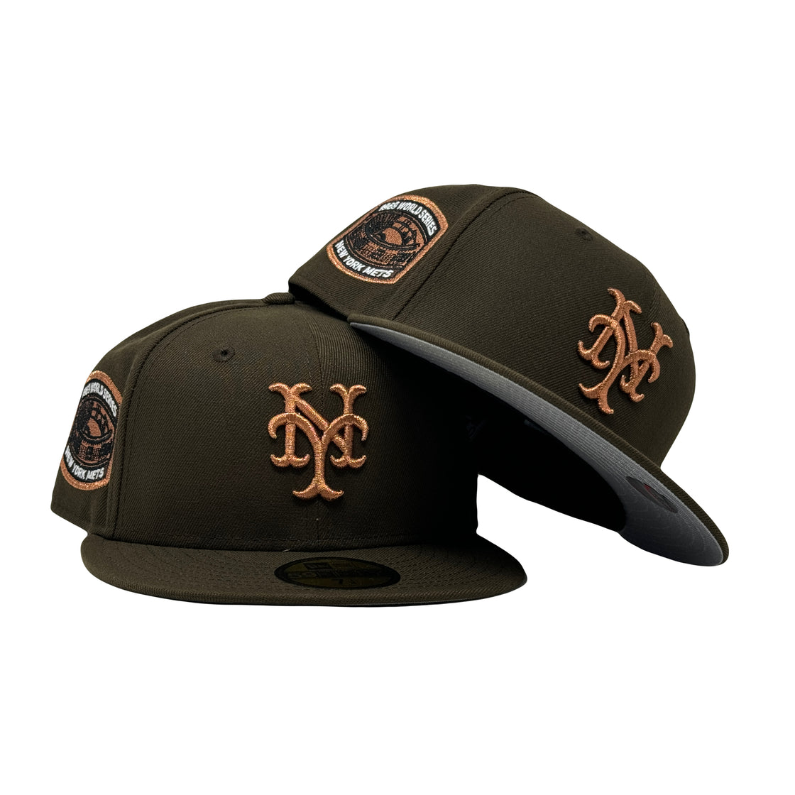 New York Mets 1969 World Series Brown 59Fifty New Era Fitted Hat